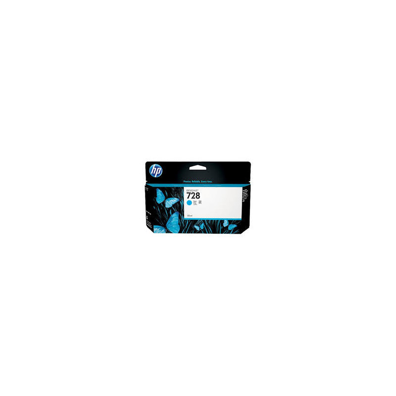 Blækpatron HP nr. 728 Cyan F9J67A Original (130ml)