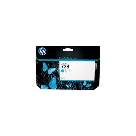 Blækpatron HP nr. 728 Cyan F9J67A Original (130ml)