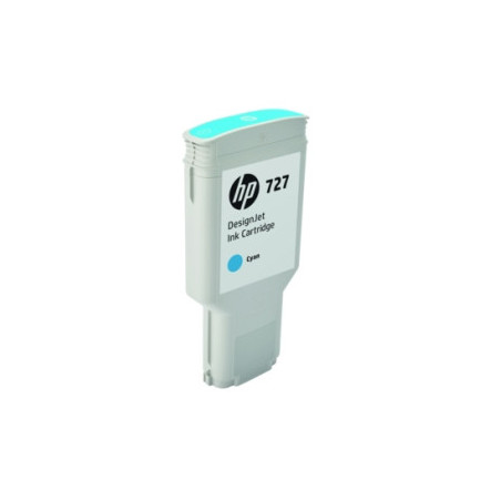 Blækpatron HP nr. 727 300-ml Cyan F9J76A Original (300ml)