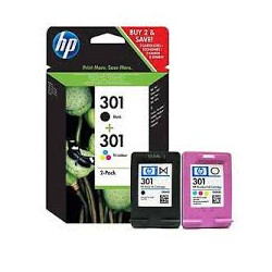 Blækpatroner HP nr. 301 Combo 2-Pack N9J72AE Original