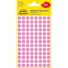 Avery 3594 Aftagelige runde pink farvekodingsdots