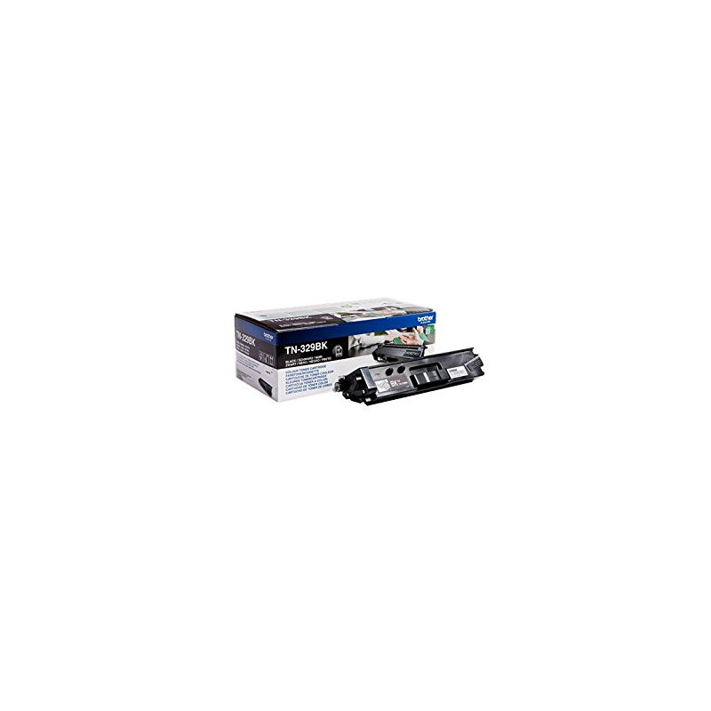 Tonerpatron TN329BK Sort