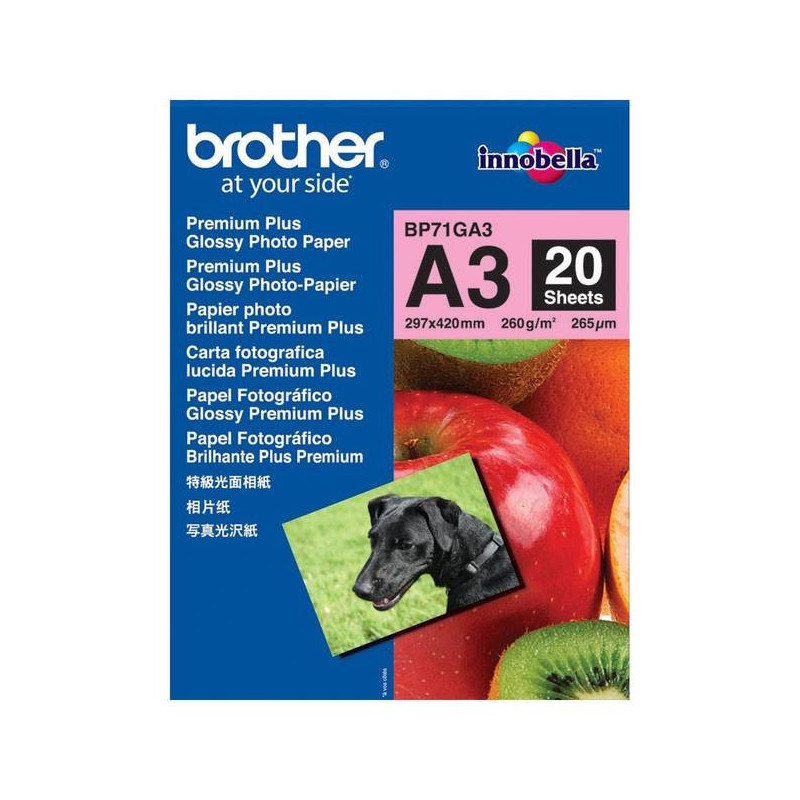 Fotopapir Premium Plus Glossy BP71GA3 A3 Fotopapir Premium Plus Glossy BP71GA3 A3