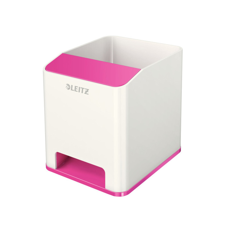 Penneholder Sound WOW hvid-pink