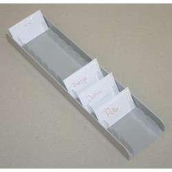Holder til 15 navneskilte 60x90 varenr. 119106090