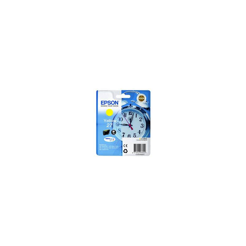 Blækpatron 27 Y - C13T27044012 gul