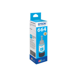 Blækpatron T664 C - C13T664240 cyan