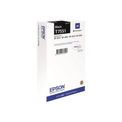 Blækpatron T7551 XL BK - C13T755140 sort