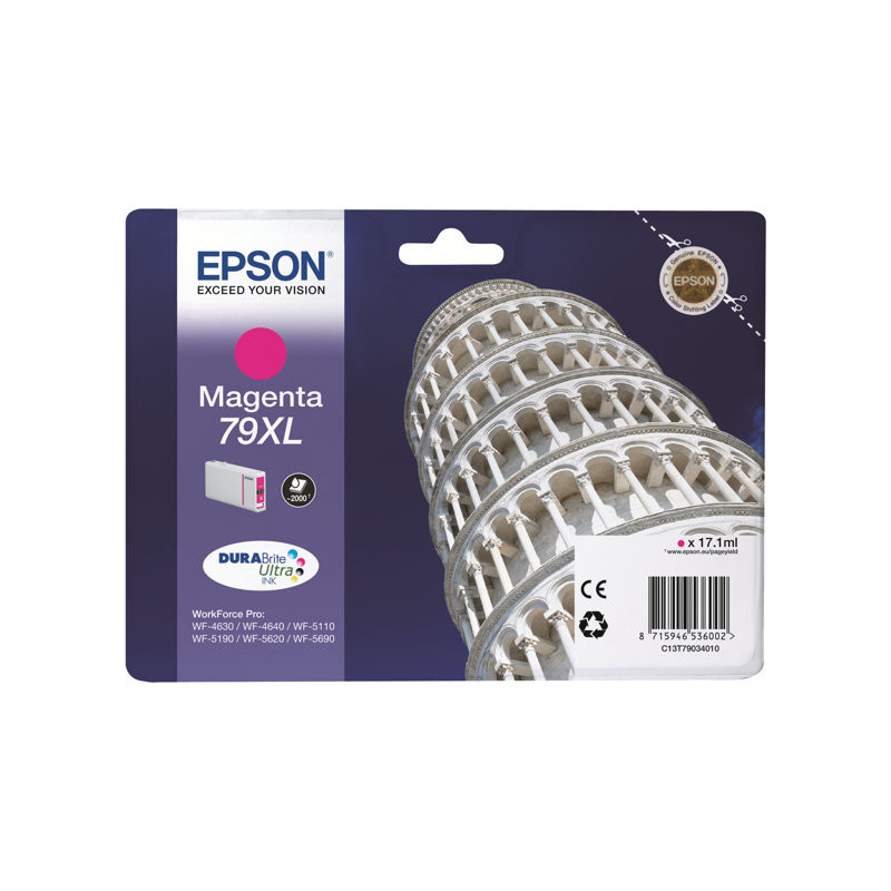 Blækpatron 79XL M - C13T79034010 magenta