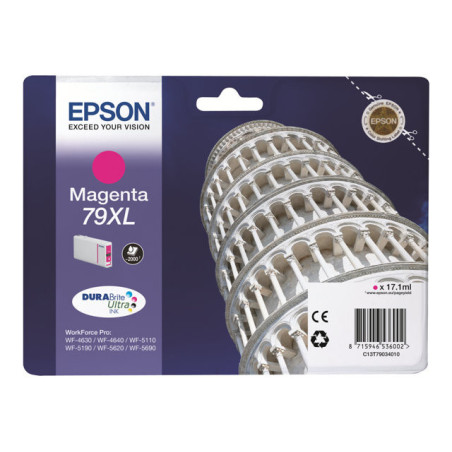 Blækpatron 79XL M - C13T79034010 magenta