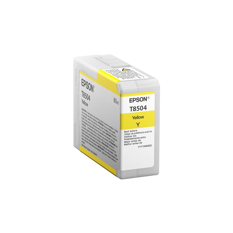 Blækpatron T8504 Y - C13T850400 gul