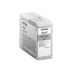 Blækpatron T8507 Light BK - C13T850700 lys sort