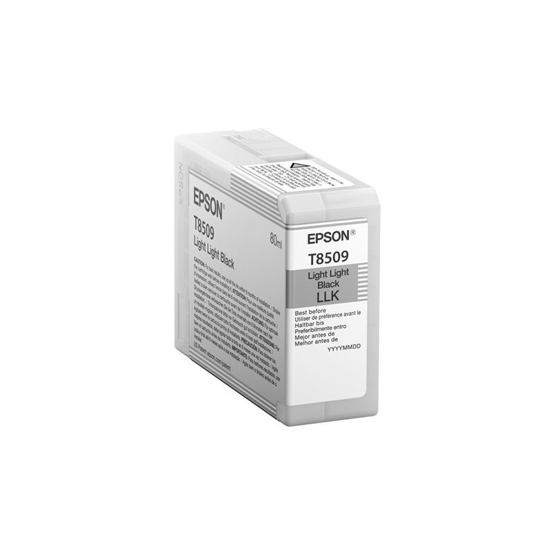 Blækpatron T8509 LLBK - C13T850900 lys lys sort