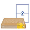 Avery 8018-300 etiketter 2 pr. ark 199.6 x 143.5mm økonomipakke 300ark