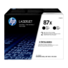 Tonerpatroner 2stk. HP nr. 87X Sort CF287XD Original (2x18.000s)