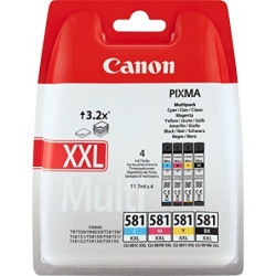 Blækpatron CLI-581XXL C-M-Y-BK multipak 1998C005