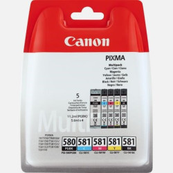 Blækpatron PGI-580-CLI-581 BK-CMYK multipak 2078C005