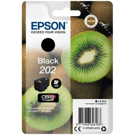 Blækpatron sort 202 Kiwi C13T02E14010