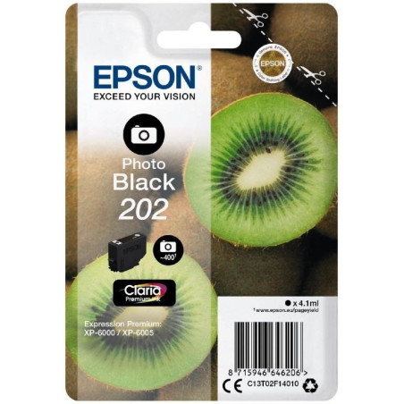 Blækpatron Photo sort 202 Kiwi C13T02F14010