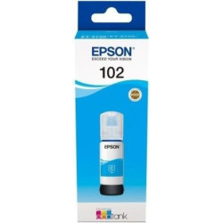 Blæk102 EcoTank Cyan flaske C13T03R240