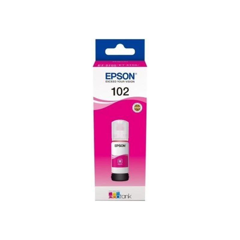 Blæk102 EcoTank Magenta flaske C13T03R340