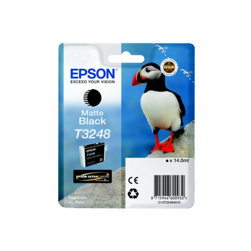Blækpatron T3248 Matte sort C13T32484010