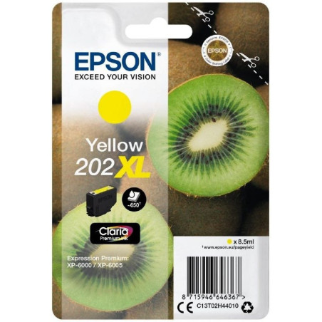 Blækpatron gul 202XL Kiwi C13T02H44010