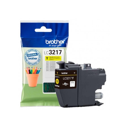 Blækpatron LC3217Y Gul