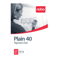 Flipoverblok blank Nobo 58x81cm 40ark