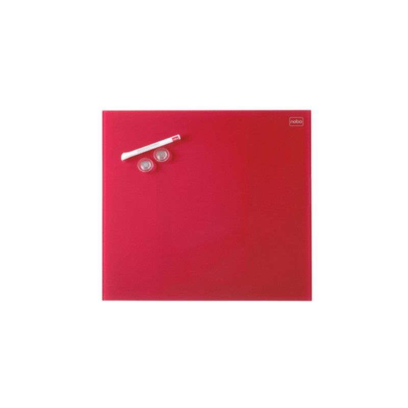 Glastavle Diamond Nobo 30x30cm kvadrat rød 1903954