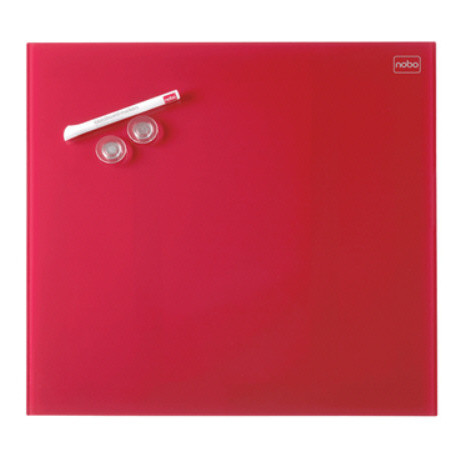 Glastavle Diamond Nobo 30x30cm kvadrat rød 1903954