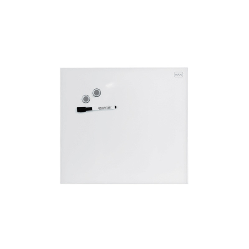 Glastavle Lille Diamond Nobo 30x30cm hvid 1903956