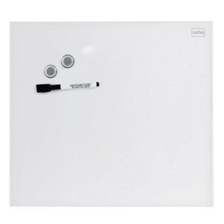 Glastavle Lille Diamond Nobo 30x30cm hvid 1903956