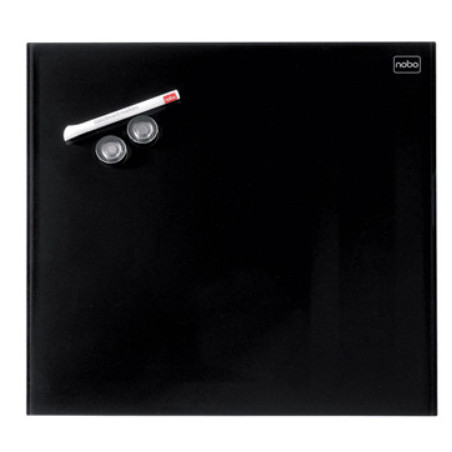 Glastavle Diamond Nobo 30x30cm kvadrat sort 1903950