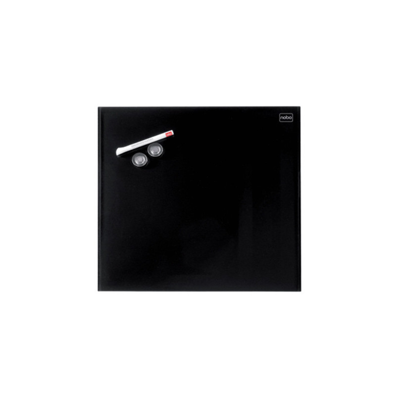 Glastavle Diamond Nobo 45x45cm kvadrat sort 1903951