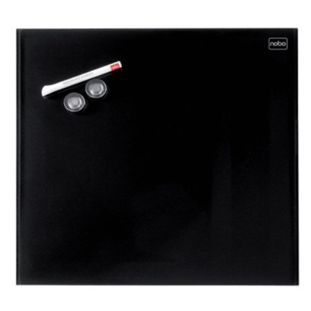 Glastavle Diamond Nobo 45x45cm kvadrat sort 1903951