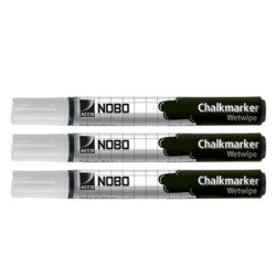 Kridtpen marker Nobo hvid