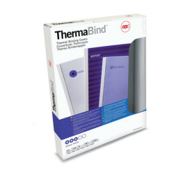 Limomslag Standard GBC A4 3mm hvid 25stk. 45440