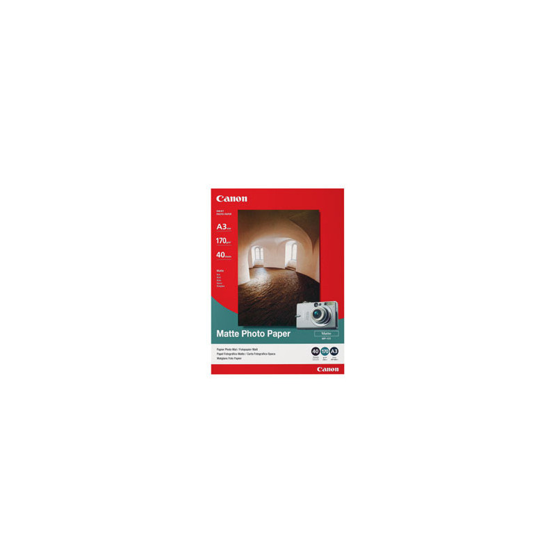 A3 Canon MP-101 mat foto inkjet papir 40ark (170g)