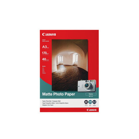 A3 Canon MP-101 mat foto inkjet papir 40ark (170g)