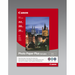A4 Canon SG-201 SemiGloss Plus Fotopapir 20ark (260gsm)