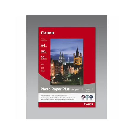 A4 Canon SG-201 SemiGloss Plus Fotopapir 20ark (260gsm)