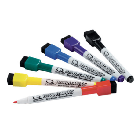 Whiteboardmarker Mini med udvisker 6stk. Nobo 1903792