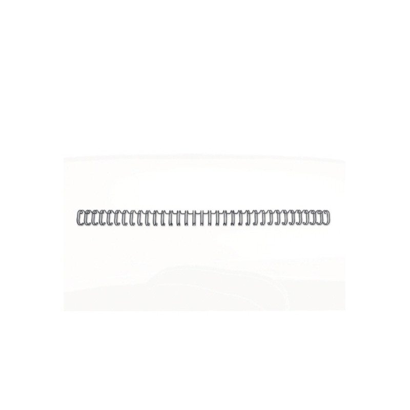 Wire ryg GBC 3:1 NO8 12.5mm A4 sort 34 ringe 100stk. RG810810