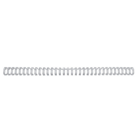 Wire ryg GBC 3:1 NO8 12.5mm A4 sølv 34 ringe 100stk. RG810897