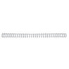 Wire ryg GBC 3:1 NO8 12.5mm A4 sølv 34 ringe 100stk. RG810897