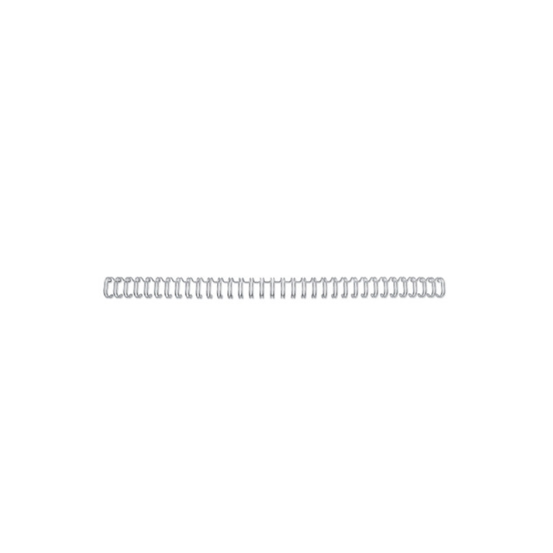 Wire ryg GBC 3:1 NO9 14mm A4 sølv 34 ringe 100stk. RG810997