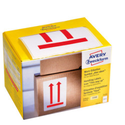 Avery 7250 Advarselsetiketter m. pil op