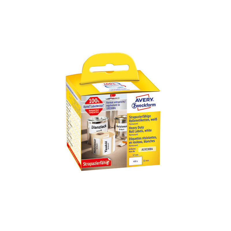 Avery A1933084 Heavy Duty etiketter 32x57mm