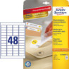 Avery L4736REV-10 aftagelige etiketter 45